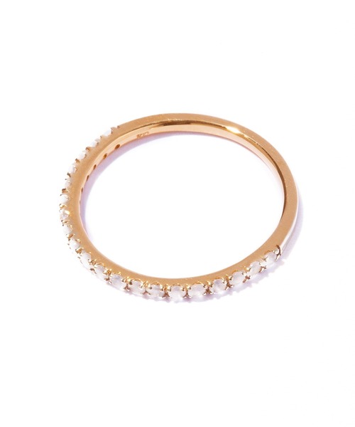 les bonbon（ルボンボン）の「【les bon bon】embrace moonstone ring/エンブレイス ムーストーン リング BOB803（リング・レディース・ゴールド・3/5/9/11/13/15 ）」の3枚目の写真