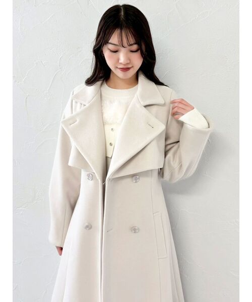 オフショルファードッキングニットワンピース（ワンピース）｜dazzlin