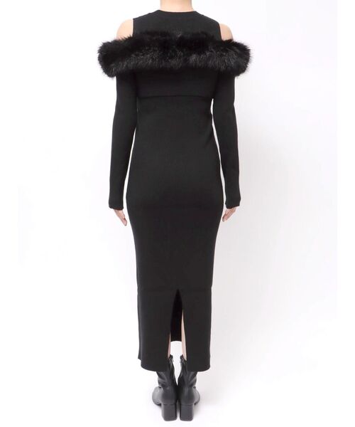 オフショルファードッキングニットワンピース（ワンピース）｜dazzlin