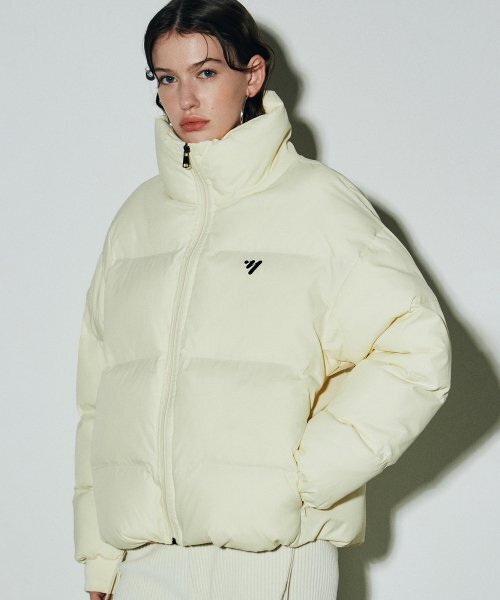 MINIMAL NN HIGHNECK PUFFER PADDING_CREAM