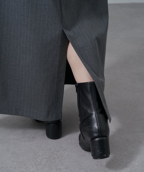 Lui's(ルイス)の「ストライプボウタイワンピース(ワンピース・レディース・グレー/ブラック・FREE)」の8枚目の写真