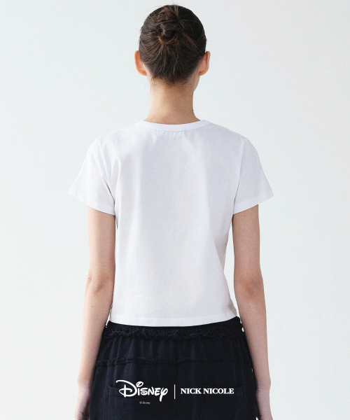 NICK&NICOLE(ニックアンドニコール)の「DISNEY 101 DALMATIANS BIG HEART CROP TOP_WHITE(Tシャツ/カットソー・レディース・その他・FREE)」の3枚目の写真
