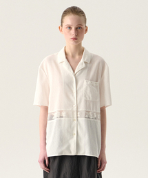 FRENCH LACE SHIRT IVORY