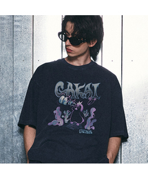 GAKKAI UNIONS（ガッカイユニオンズ）の「ヒドゥンキャッチピグメント半袖Tシャツダイブブルー（Tシャツ/カットソー）」