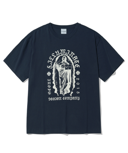 F.ILLUMINATE(フィルミネイト)の「パイオニアラウンドTシャツ-ネイビー(Tシャツ/カットソー・レディース・その他・SMALL/MEDIUM)」の2枚目の写真