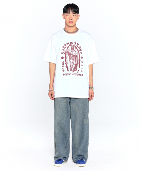 F.ILLUMINATE(フィルミネイト)の「パイオニアラウンドTシャツ-ネイビー(Tシャツ/カットソー・レディース・その他・SMALL/MEDIUM)」の6枚目の写真