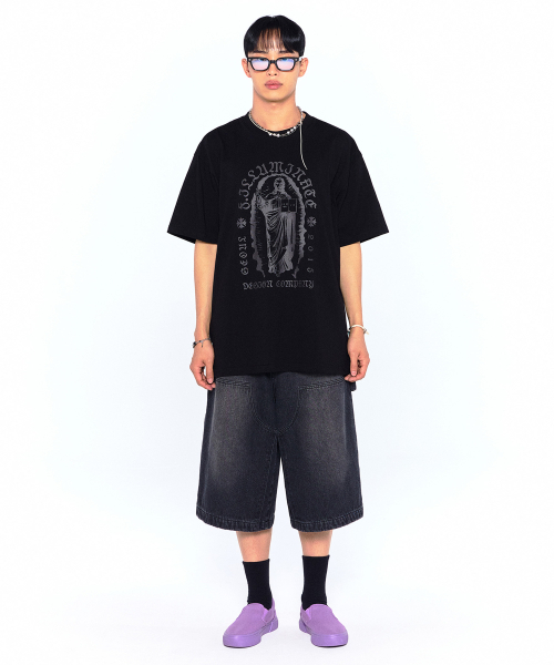 F.ILLUMINATE(フィルミネイト)の「パイオニアラウンドTシャツ-ネイビー(Tシャツ/カットソー・レディース・その他・SMALL/MEDIUM)」の7枚目の写真