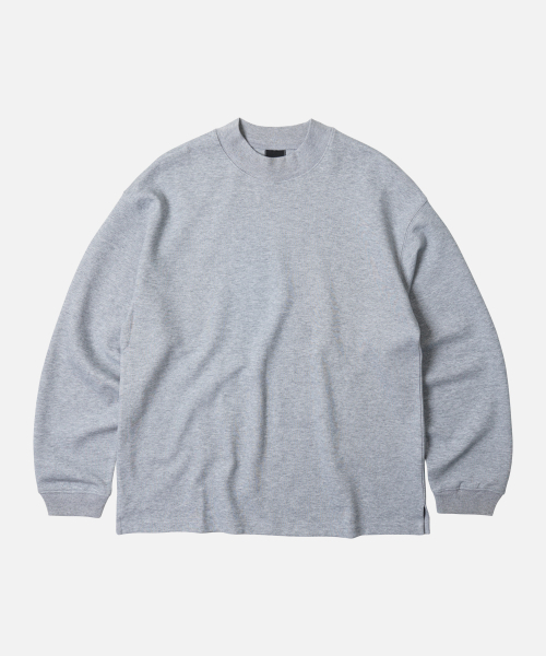 FRIZMWORKS(フリズムワークス)の「REGULAR MOCK NECK TEE _ GRAY(Tシャツ/カットソー・メンズ・その他・SMALL/MEDIUM/LARGE/X-LARGE)」の1枚目の写真