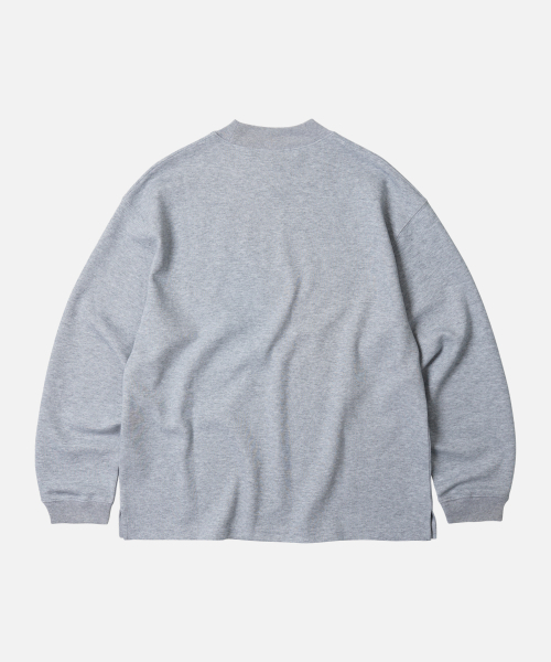 FRIZMWORKS(フリズムワークス)の「REGULAR MOCK NECK TEE _ GRAY(Tシャツ/カットソー・メンズ・その他・SMALL/MEDIUM/LARGE/X-LARGE)」の2枚目の写真
