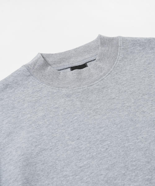 FRIZMWORKS(フリズムワークス)の「REGULAR MOCK NECK TEE _ GRAY(Tシャツ/カットソー・メンズ・その他・SMALL/MEDIUM/LARGE/X-LARGE)」の3枚目の写真