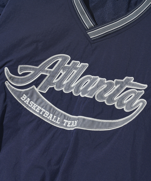 OUTSTANDING(アウトスタンディング)の「BASKETBALL WARMUP PULLOVER_NAVY(Tシャツ/カットソー・レディース・その他・SMALL/LARGE)」の4枚目の写真