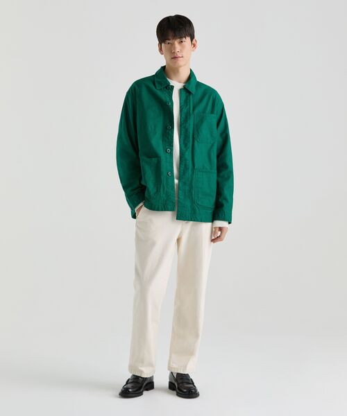 MUSINSA STANDARD（ムシンサスタンダード）の「ストレートデニムスラックス[クリーム]（デニムパンツ・メンズ・その他・29/30/31/33/26/27/28/38/36/34/32）」の9枚目の写真