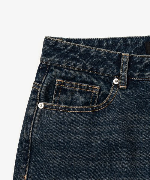 TOFFEE(トフィー)の「モアワイドデニムパンツ (OIL WASHED INDIGO)(デニムパンツ・メンズ・その他・SMALL/MEDIUM/LARGE/X-LARGE)」の6枚目の写真