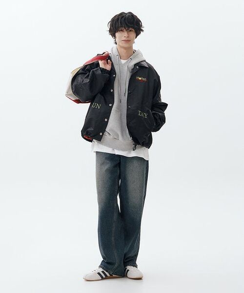 TOFFEE(トフィー)の「モアワイドデニムパンツ (OIL WASHED INDIGO)(デニムパンツ・メンズ・その他・SMALL/MEDIUM/LARGE/X-LARGE)」の16枚目の写真