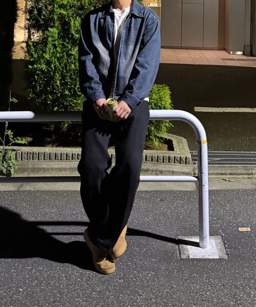 TOFFEE(トフィー)の「モアワイドデニムパンツ (OIL WASHED INDIGO)(デニムパンツ・メンズ・その他・SMALL/MEDIUM/LARGE/X-LARGE)」の17枚目の写真