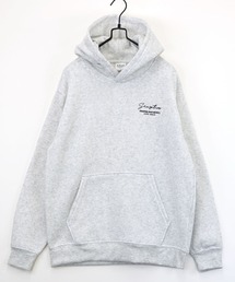 【GROOVY STORE】ワンポイント刺繍プルオーバーフーディー 裏起毛