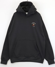 【GROOVY STORE】ワンポイント刺繍プルオーバーフーディー 裏起毛