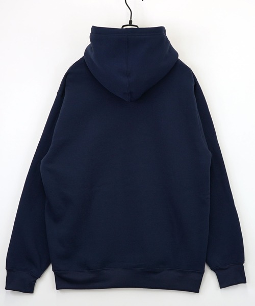 Burner(バーナー)の「【GROOVY STORE】ワンポイント刺繍プルオーバーフーディー 裏起毛(パーカー・メンズ・ホワイト系その他2/ブラック/ブラック系その他2/グレイッシュベージュ/ブルーグリーン/ホワイト系その他/ダークネイビー/スミクロ・M/L/LL)」の17枚目の写真
