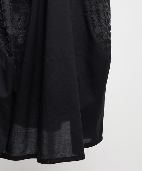 gomme(ゴム)の「フラワーバルーンスカート(スカート・レディース・ブラック・MEDIUM)」の11枚目の写真