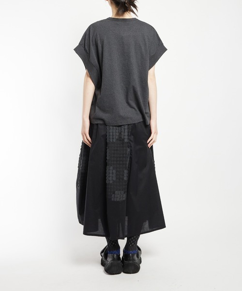 gomme(ゴム)の「フラワーバルーンスカート(スカート・レディース・ブラック・MEDIUM)」の19枚目の写真