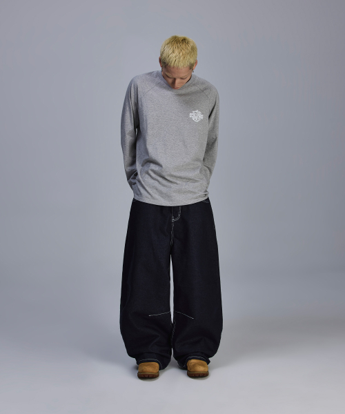 SCALLYWAG（スカリーワグ）の「ホワイトロゴ生地ダートデニム[インディゴ]（デニムパンツ・レディース・その他・X-LARGE/SMALL/MEDIUM/LARGE）」の11枚目の写真