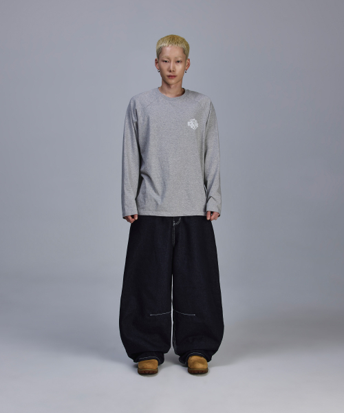 SCALLYWAG（スカリーワグ）の「ホワイトロゴ生地ダートデニム[インディゴ]（デニムパンツ・レディース・その他・X-LARGE/SMALL/MEDIUM/LARGE）」の18枚目の写真