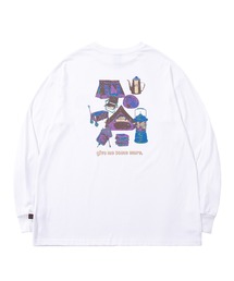 S'more/Pop Color Gear Back Print Tee ポップ配色ギアバックプリントロンTEE