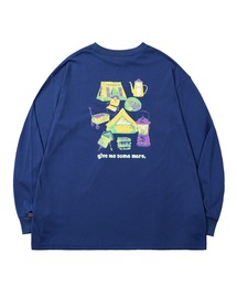 S'more/Pop Color Gear Back Print Tee ポップ配色ギアバックプリントロンTEE