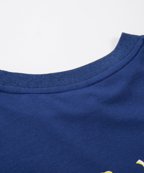 S'more(スモア)の「S'more/Pop Color Gear Back Print Tee ポップ配色ギアバックプリントロンTEE(Tシャツ/カットソー・レディース・ホワイト/ブルー・MEDIUM/LARGE/X-LARGE/SMALL)」の9枚目の写真
