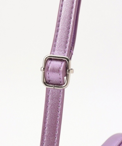 mezzo piano（メゾピアノ）の「【しなこちゃん】推し活ハートポシェット（ショルダーバッグ・キッズ・ラベンダー・F）」の3枚目の写真