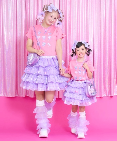 mezzo piano（メゾピアノ）の「【しなこちゃん】推し活ハートポシェット（ショルダーバッグ・キッズ・ラベンダー・F）」の8枚目の写真