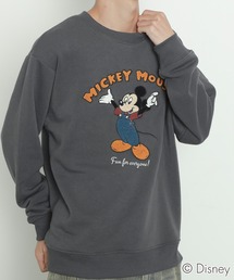 Disney | ∴WEGO/【25年秋冬新作】MICKEYサガラ刺繍スウェット(スウェット)