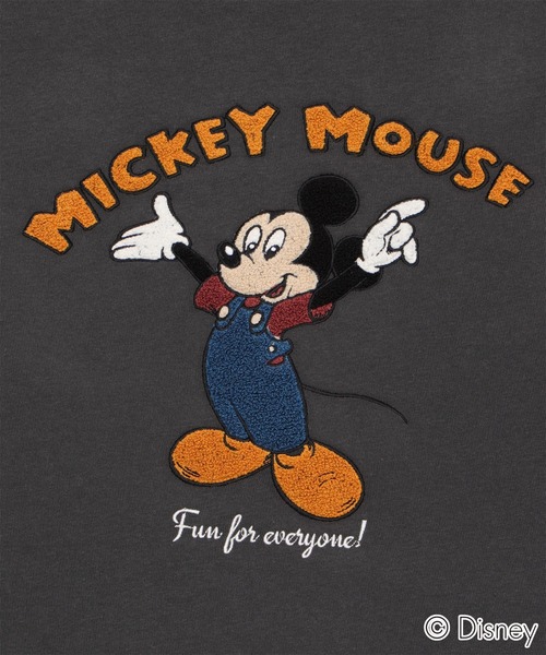 Disney(ディズニー)の「∴WEGO/MICKEYサガラ刺繍スウェット(スウェット・メンズ・オフホワイト/スミクロ・MEDIUM/LARGE)」の17枚目の写真