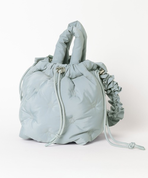 BAYFLOW（ベイフロー）の「[2WAYで使える]クシュショルダーパフキルトバッグ（ショルダーバッグ・レディース・アイボリー/ブラック/ライトブルー・FREE）」の12枚目の写真