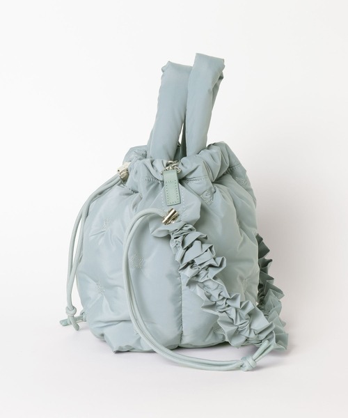 BAYFLOW（ベイフロー）の「[2WAYで使える]クシュショルダーパフキルトバッグ（ショルダーバッグ・レディース・アイボリー/ブラック/ライトブルー・FREE）」の13枚目の写真