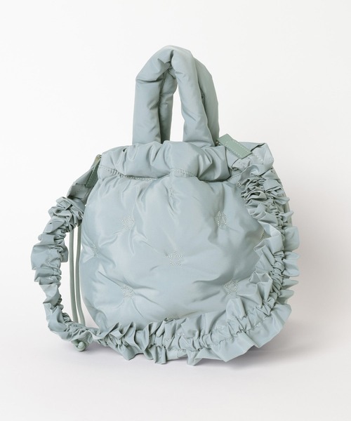 BAYFLOW（ベイフロー）の「[2WAYで使える]クシュショルダーパフキルトバッグ（ショルダーバッグ・レディース・アイボリー/ブラック/ライトブルー・FREE）」の14枚目の写真