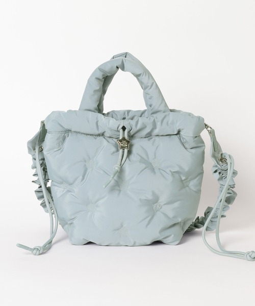 BAYFLOW（ベイフロー）の「[2WAYで使える]クシュショルダーパフキルトバッグ（ショルダーバッグ・レディース・アイボリー/ブラック/ライトブルー・FREE）」の15枚目の写真