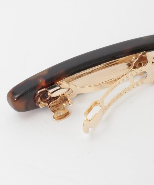martinique（マルティニーク）の「【MALUS /マリュス】Barrette Small（バレッタ/ヘアクリップ・レディース・ホワイト/ブラウン/ネイビー・FREE）」の9枚目の写真