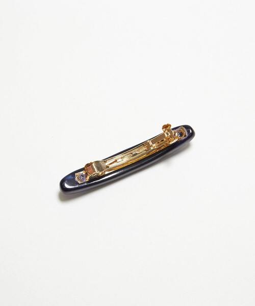 martinique（マルティニーク）の「【MALUS /マリュス】Barrette Small（バレッタ/ヘアクリップ・レディース・ホワイト/ブラウン/ネイビー・FREE）」の7枚目の写真