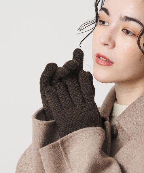 セール】ウールカシミヤ スリット グローブ（手袋）｜BEAUTY&YOUTH
