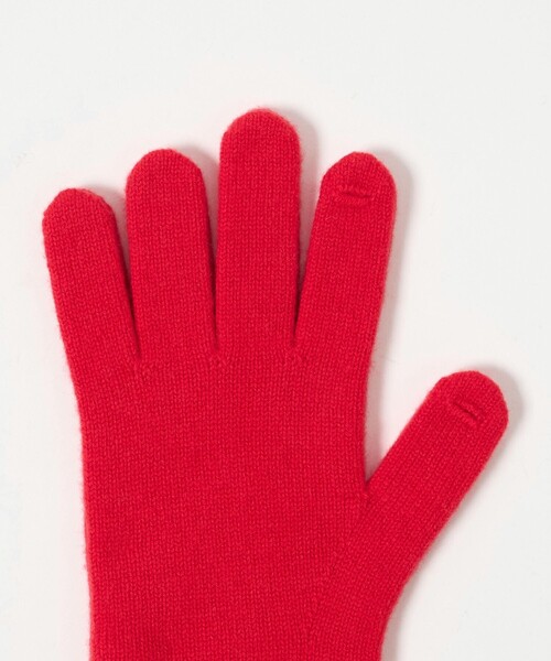 BEAUTY&YOUTH UNITED ARROWS（ビューティーアンドユースユナイテッドアローズ）の「ウールカシミヤ スリット グローブ（手袋・レディース・レッド/ダークブラウン・FREE）」の16枚目の写真