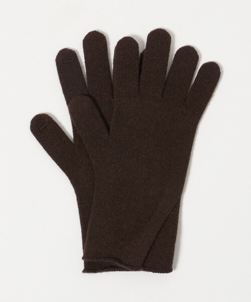 BEAUTY&YOUTH UNITED ARROWS（ビューティーアンドユースユナイテッドアローズ）の「ウールカシミヤ スリット グローブ（手袋・レディース・レッド/ダークブラウン・FREE）」の8枚目の写真