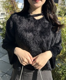 カッティングシャギーニット