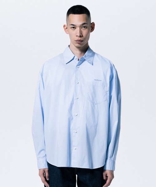 ROTTWEILER（ロットワイラー）の「R9 TYPEWRITER　SHIRT（シャツ/ブラウス・メンズ・サックスブルー/アイボリー・S/M/L/XL）」の2枚目の写真