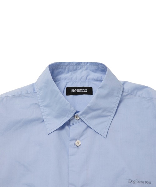 ROTTWEILER（ロットワイラー）の「R9 TYPEWRITER　SHIRT（シャツ/ブラウス・メンズ・サックスブルー/アイボリー・S/M/L/XL）」の9枚目の写真