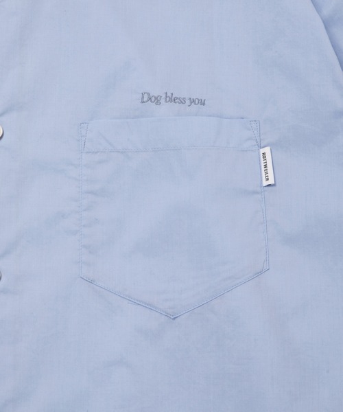ROTTWEILER（ロットワイラー）の「R9 TYPEWRITER　SHIRT（シャツ/ブラウス・メンズ・サックスブルー/アイボリー・S/M/L/XL）」の10枚目の写真