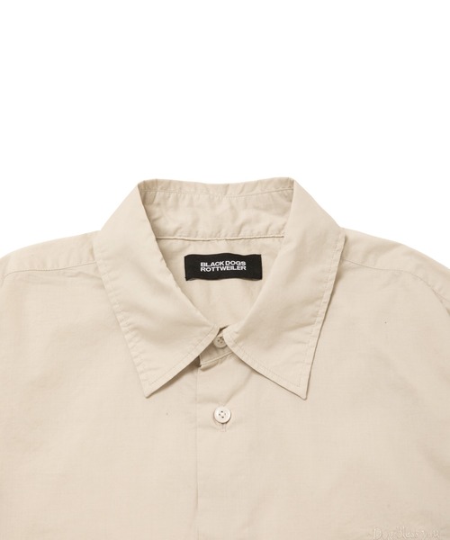 ROTTWEILER（ロットワイラー）の「R9 TYPEWRITER　SHIRT（シャツ/ブラウス・メンズ・サックスブルー/アイボリー・S/M/L/XL）」の5枚目の写真