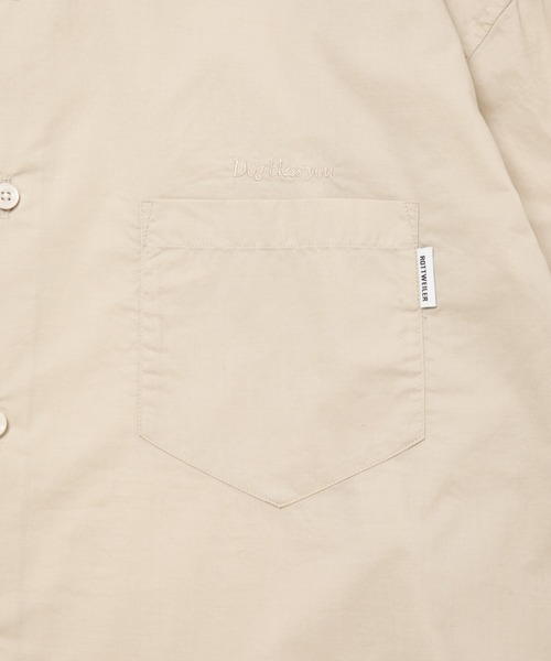 ROTTWEILER（ロットワイラー）の「R9 TYPEWRITER　SHIRT（シャツ/ブラウス・メンズ・サックスブルー/アイボリー・S/M/L/XL）」の6枚目の写真