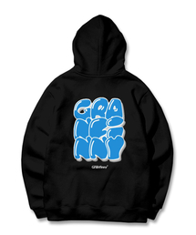 GRANFINNY（グランフィニ）の「スクエアクルーネックフードTシャツ-ブラック（パーカー）」