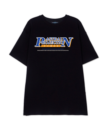 ピアンタイムズスピマコットンラウンドネック半袖Tシャツ_ブラック
